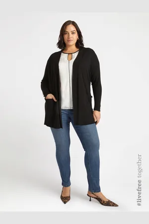Fiorella rubino Maxi cardigan con viscosa LENZING™ ECOVERO™ Donna, Taglia: S (48-50 IT)