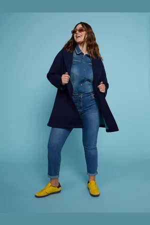 Fiorella rubino Cappotto in scuba Donna, Taglia: L (56-58 IT)