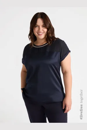 Fiorella rubino Top con viscosa LENZING™ ECOVERO™ Donna, Taglia: XS (44-46 IT)