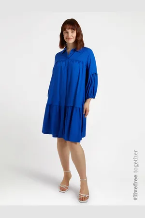 Fiorella rubino Vestito a balze con viscosa LENZING™ ECOVERO™ Donna, Taglia: 45 (54 IT)