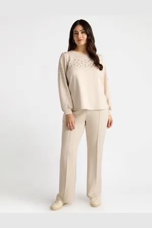 Fiorella rubino Pantaloni wide leg in felpa Donna, Taglia: XS (44-46 IT)
