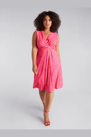 Fiorella rubino Vestito in jersey stampato Donna, Taglia: XS (44-46 IT)
