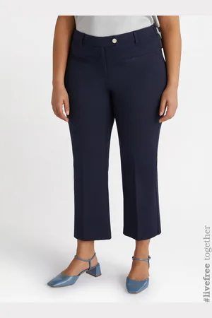 Fiorella rubino Pantaloni Kick Flare in punto milano Donna, Taglia: M (52-54 IT)