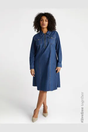 Fiorella rubino Vestito in denim stretch Donna, Taglia: 37 (46 IT)
