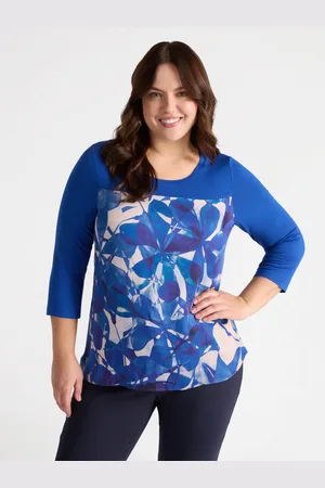 Fiorella rubino T-shirt con stampa floreale Donna, Taglia: XS (44-46 IT)