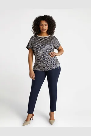 Fiorella rubino T-shirt dalla stampa catene Donna, Taglia: XL (60-62 IT)