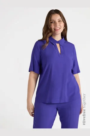 Fiorella rubino Blusa boxy in viscosa LENZING™ ECOVERO™ Donna, Taglia: 49 (58 IT)