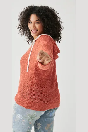 Fiorella rubino Cardigan traforato con zip e cappuccio Donna, Taglia: XS (44-46 IT)