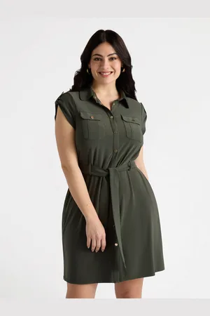 Fiorella rubino Vestito chemisier con cintura Donna, Taglia: M (52-54 IT)