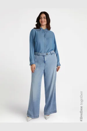 Fiorella rubino Jeans Wide Leg con fibre in TENCEL™​ Donna, Taglia: 39 (48 IT)