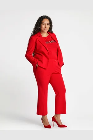 Fiorella rubino Pantaloni kick flare in tessuto stretch Donna, Taglia: S (48-50 IT)
