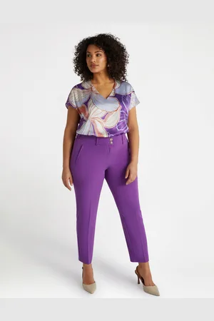Fiorella rubino Pantaloni New York in tessuto fluido Donna, Taglia: 37 (46 IT)