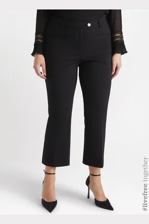 Fiorella rubino Pantaloni Kick Flare in punto milano Donna, Taglia: XS (44-46 IT)