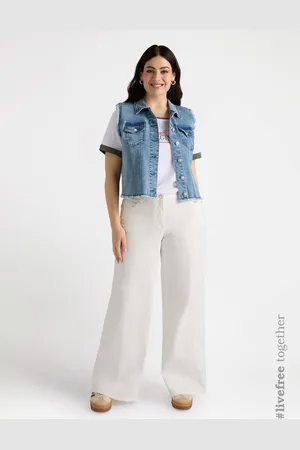 Fiorella rubino Gilet in denim Donna, Taglia: 45 (54 IT)