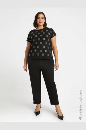 Fiorella rubino T-shirt con loghi in strass Donna, Taglia: XS (44-46 IT)