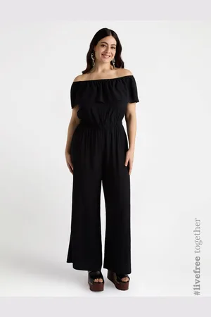 Fiorella rubino Tuta in viscosa LENZING™ ECOVERO™ con volant Donna, Taglia: 49 (58 IT)