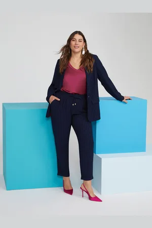 Fiorella rubino Pantaloni joggers in tessuto gessato Donna, Taglia: 37 (46 IT)