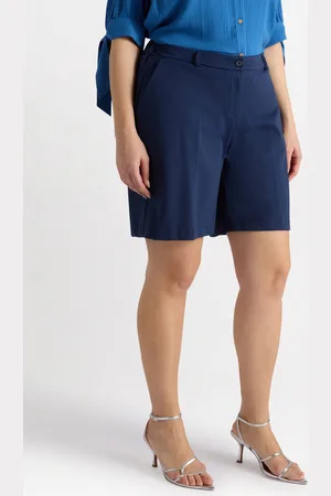 Fiorella rubino Pantaloni corti in punto Milano Donna, Taglia: L (56-58 IT)