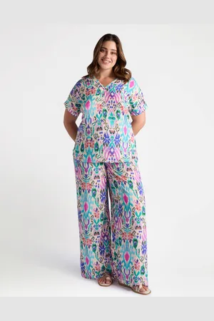 Fiorella rubino Blusa stampata Donna, Taglia: 37 (46 IT)