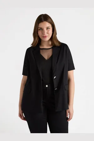 Fiorella rubino Blazer maniche corte in cotone Donna, Taglia: 37 (46 IT)