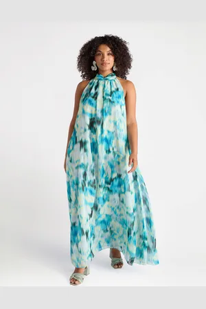 Fiorella rubino Vestito lungo stampato Donna, Taglia: 37 (46 IT)