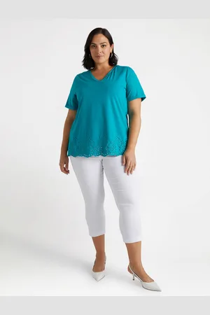 Fiorella rubino T-shirt ricamata Donna, Taglia: XS (44-46 IT)