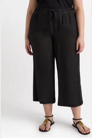 Fiorella rubino Pantaloni in lino e jersey con lacci Donna, Taglia: 39 (48 IT)
