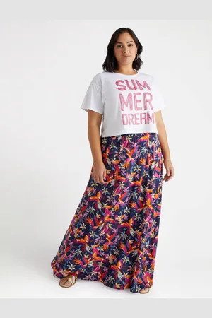 Fiorella rubino T-shirt cropped Summer Dream Donna, Taglia: S (48-50 IT)
