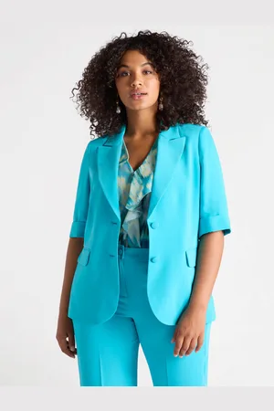 Fiorella rubino Blazer maniche corte Donna, Taglia: 49 (58 IT)