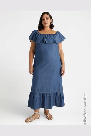 Fiorella rubino Vestito lungo in denim Donna, Taglia: XS (44-46 IT)