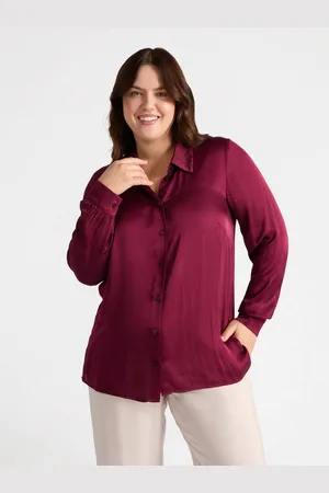 Fiorella rubino Camicia in raso Donna, Taglia: 39 (48 IT)