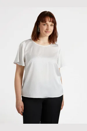 Fiorella rubino Blusa con micro borchie Donna, Taglia: 39 (48 IT)