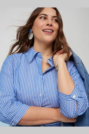 Fiorella rubino Camicia a righe misto cotone Donna, Taglia: 41 (50 IT)