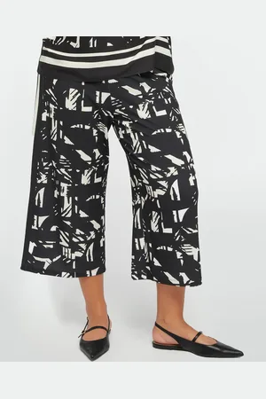Fiorella rubino Pantaloni coulotte con stampa Donna, Taglia: 39 (48 IT)