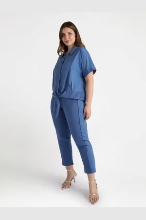 Fiorella rubino Pantaloni dritti in lino Donna, Taglia: 47 (56 IT)