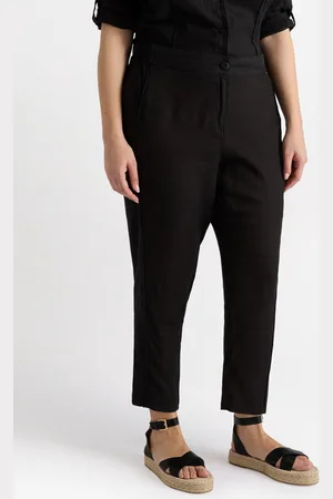 Fiorella rubino Pantaloni dritti in lino Donna, Taglia: 41 (50 IT)