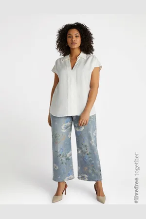Fiorella rubino Blusa con catena con fibre in TENCEL™​ Donna, Taglia: 37 (46 IT)