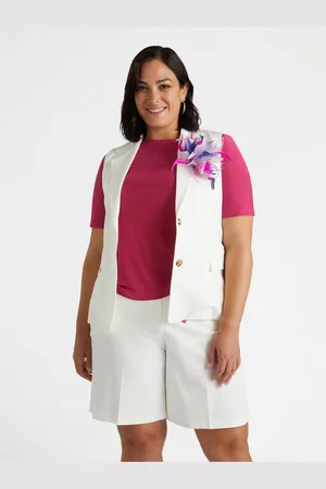 Fiorella rubino Gilet con cintura Donna, Taglia: 37 (46 IT)
