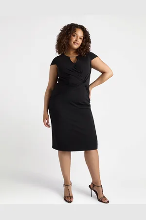 Fiorella rubino Vestito in jersey con nodo laterale Donna, Taglia: 39 (48 IT)