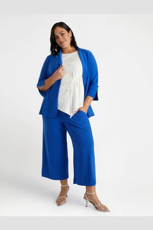 Fiorella rubino Pantaloni cropped ampi in jersey Donna, Taglia: M