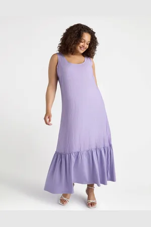 Fiorella rubino Vestito lungo in lino jersey Donna, Taglia: 39 (48 IT)