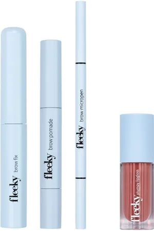 Fleeky Brow Set + Plumpy Lip Gloss