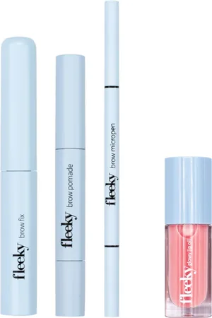 Fleeky Brow Set + Glowy Lip Oil