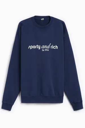 Sporty & Rich Tank Unisex Sweatshirt Ref. CRAW2316NA Colore Taglia XS