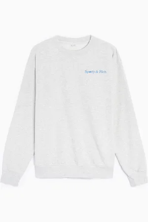 Sporty & Rich La Racquet Club Unisex Sweatshirt Ref. CR874HG Colore Taglia M