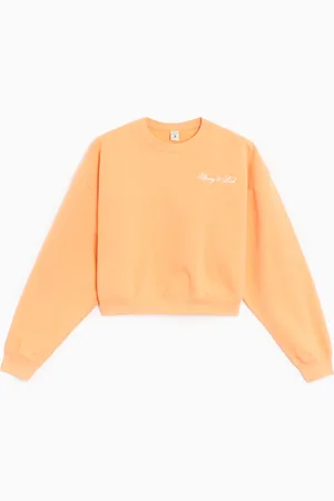Sporty & Rich Cursive Logo Cropped Women