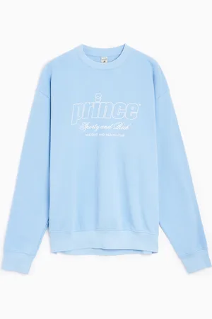 Sporty & Rich X Prince Health Unisex Sweatshirt Ref. CR1061BL Colore Taglia S