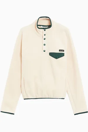 Sporty & Rich Unisex Buttoned Polar Sweatshirt Ref. QZAW231CR Colore Taglia M