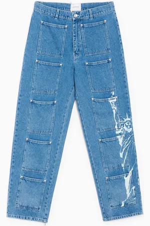 Lourdes New York Pockets Cargo Unisex Denim Pants Ref. LO2SMT02AP-TE427.416 Colore Taglia 30