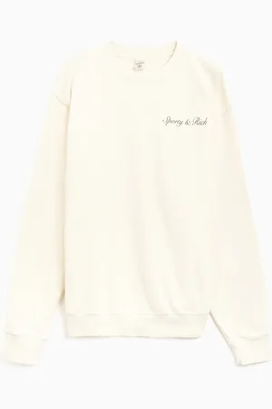 Sporty & Rich Syracuse Unisex Sweatshirt Ref. CRAW2339OF Colore Taglia XS